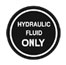 Hydraulic filler cap decal style 2